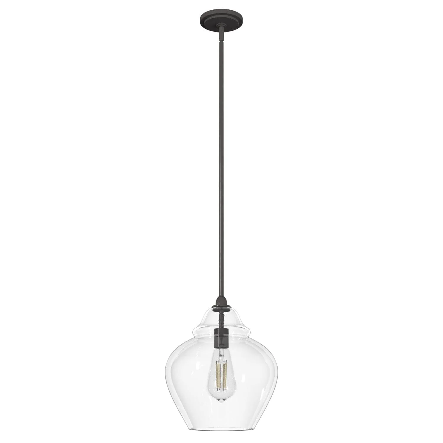 Dunshire One Light Pendant in Noble Bronze