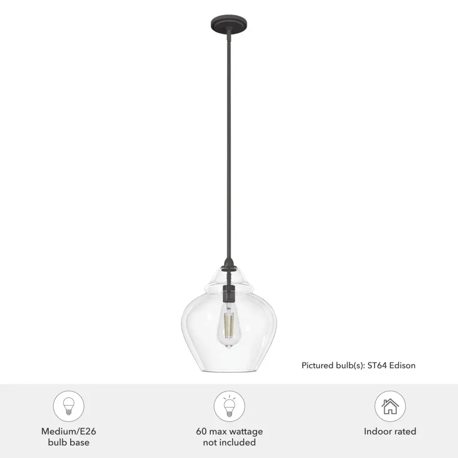 Dunshire One Light Pendant in Noble Bronze - Image 3