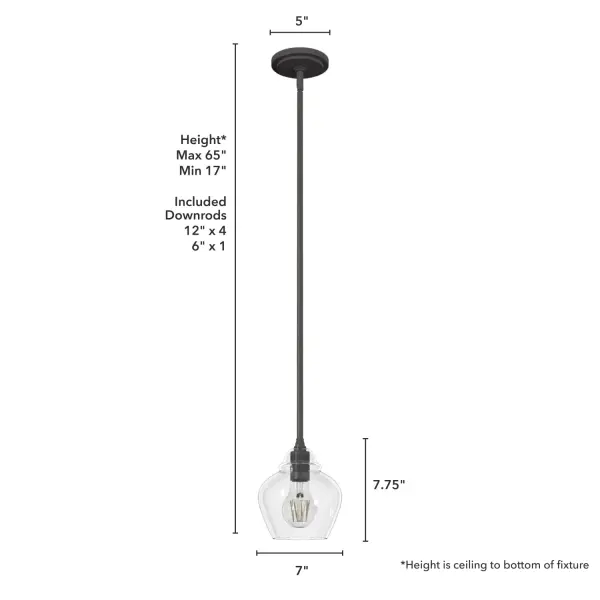 Dunshire One Light Pendant in Noble Bronze - Image 4