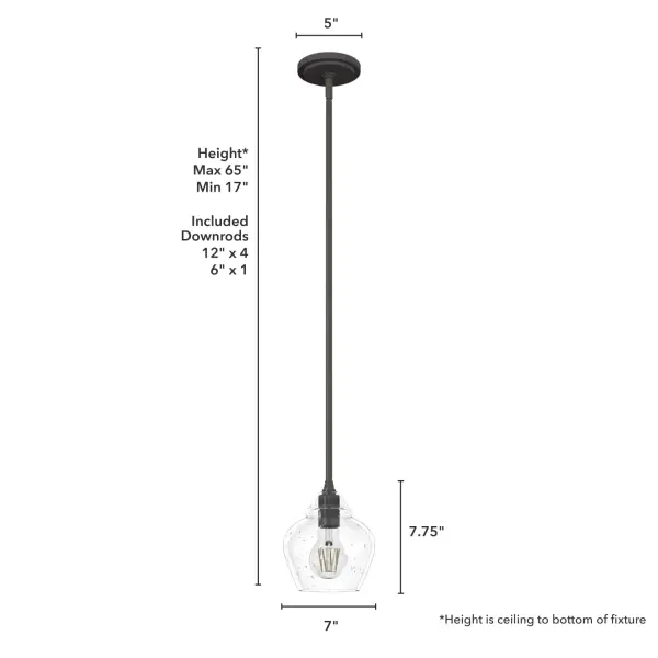 Dunshire One Light Pendant in Noble Bronze - Image 4