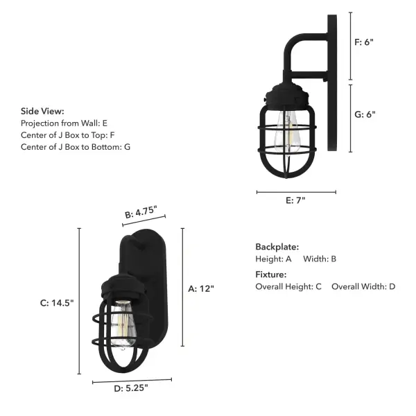 Starklake One Light Wall Sconce in Chrome - Image 12