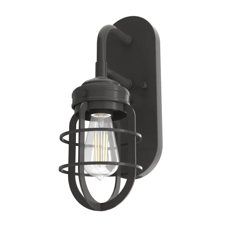 Starklake One Light Wall Sconce in Chrome - Image 14