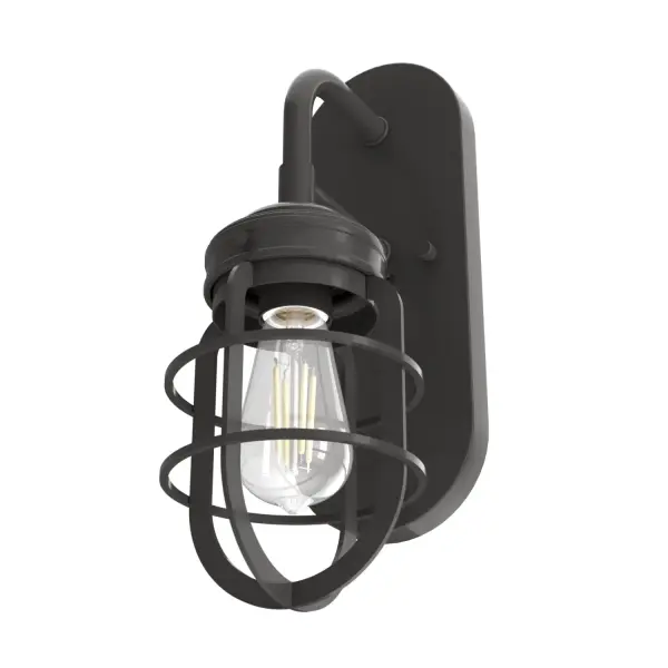 Starklake One Light Wall Sconce in Chrome - Image 17