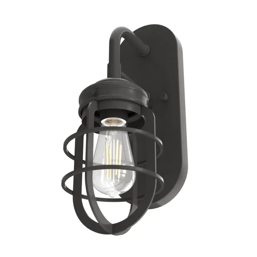 Starklake One Light Wall Sconce in Chrome - Image 17