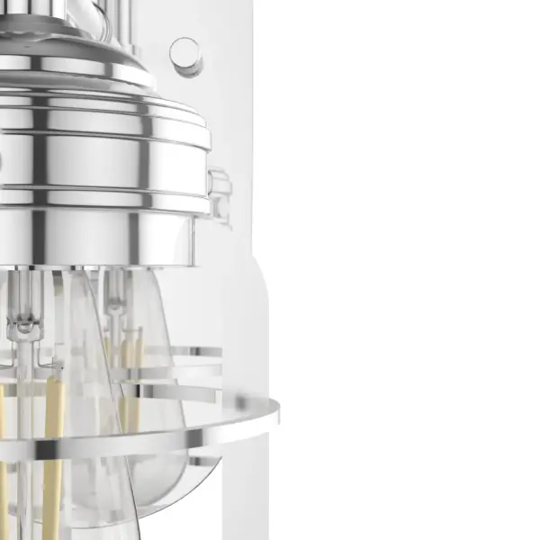 Starklake One Light Wall Sconce in Chrome - Image 22