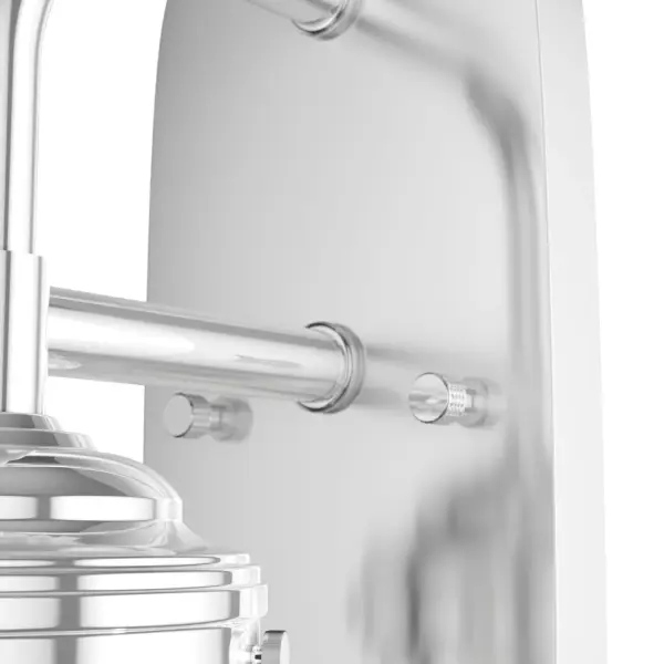 Starklake One Light Wall Sconce in Chrome - Image 25