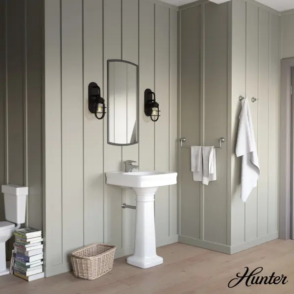 Starklake One Light Wall Sconce in Chrome - Image 6