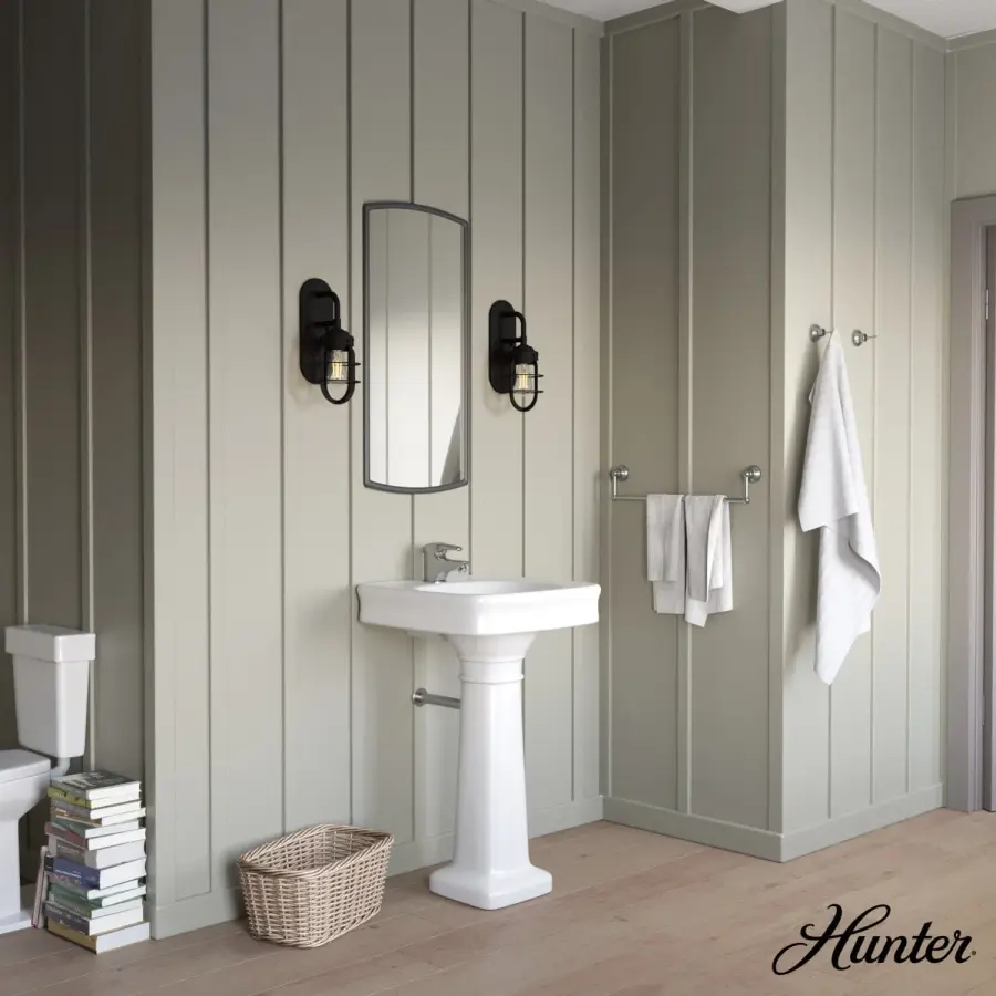 Starklake One Light Wall Sconce in Chrome - Image 6