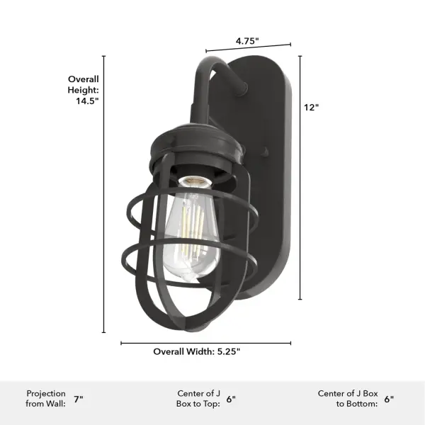 Starklake One Light Wall Sconce in Chrome - Image 10
