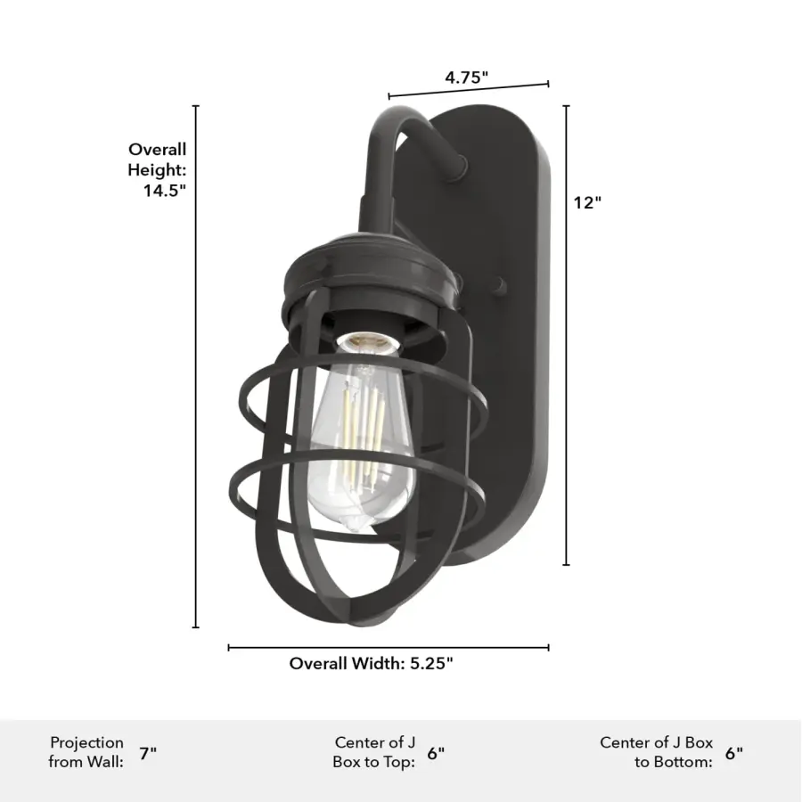 Starklake One Light Wall Sconce in Chrome - Image 10