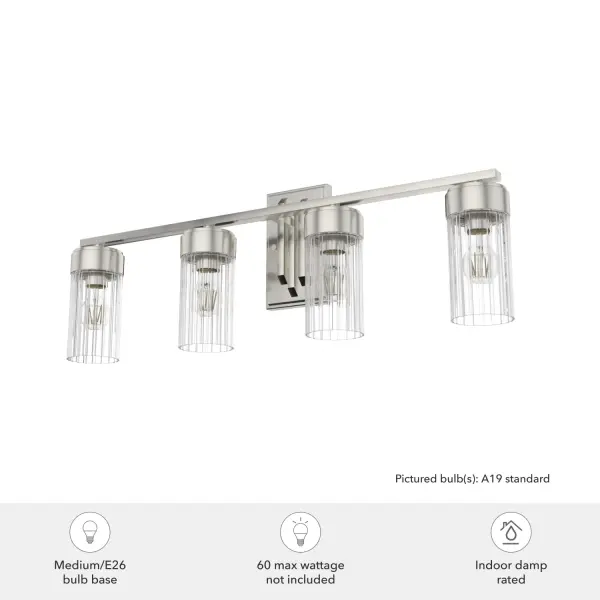 Gatz Four Light Bathroom Vanity in Alturas Gold - Image 4