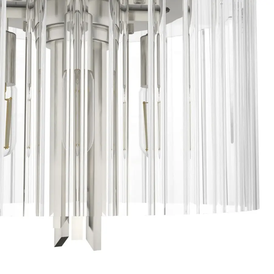 Gatz Four Light Flush Mount in Alturas Gold - Image 11