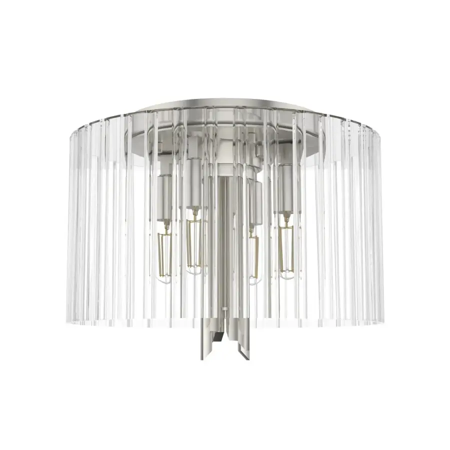 Gatz Four Light Flush Mount in Alturas Gold - Image 9