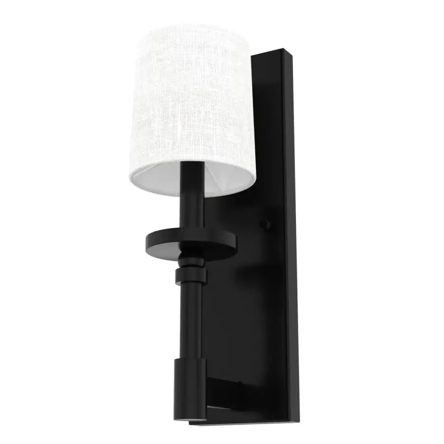 Briargrove One Light Wall Sconce in Matte Black - Image 6