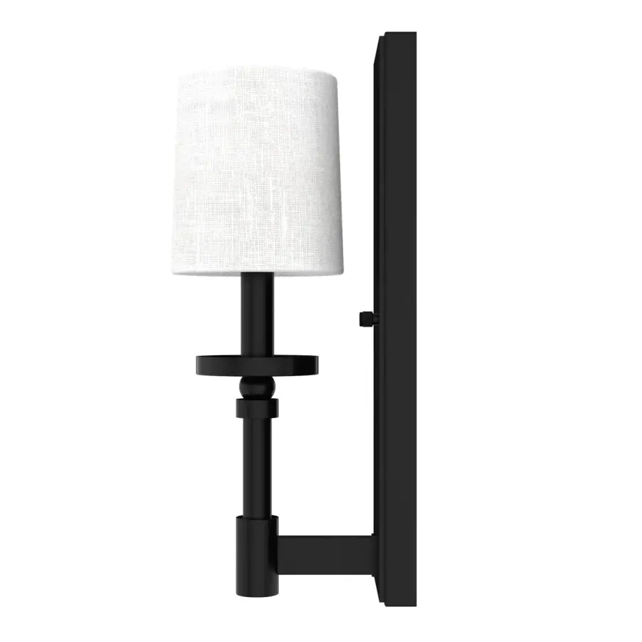 Briargrove One Light Wall Sconce in Matte Black - Image 7