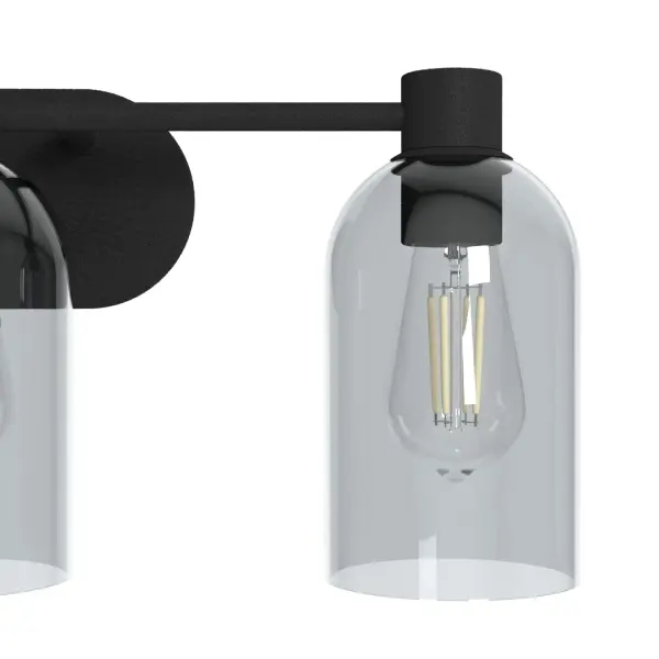 Lochemeade 3-Light Bathroom Vanity in Natural Black Iron - Image 9