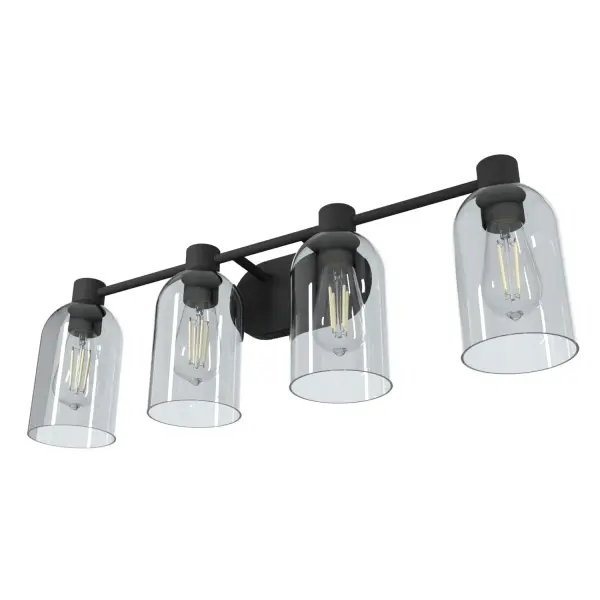 Lochemeade 4-Light Bathroom Vanity in Natural Black Iron - Image 7