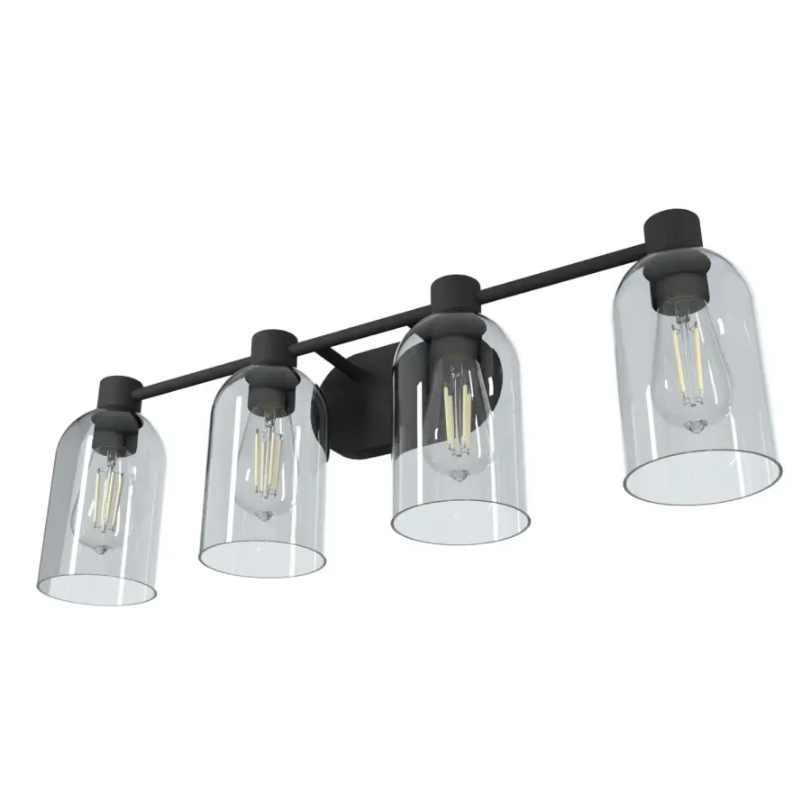 Lochemeade 4-Light Bathroom Vanity in Natural Black Iron - Image 7