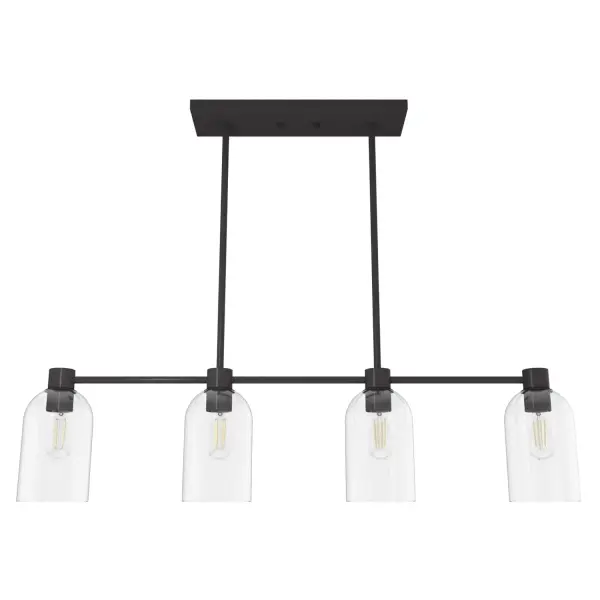Lochemeade 4-Light Linear Chandelier in Noble Bronze - Image 12