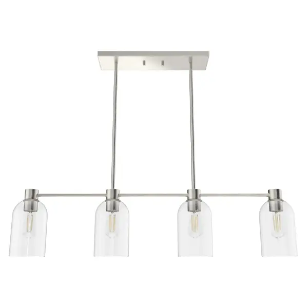Lochemeade 4-Light Linear Chandelier in Noble Bronze - Image 13