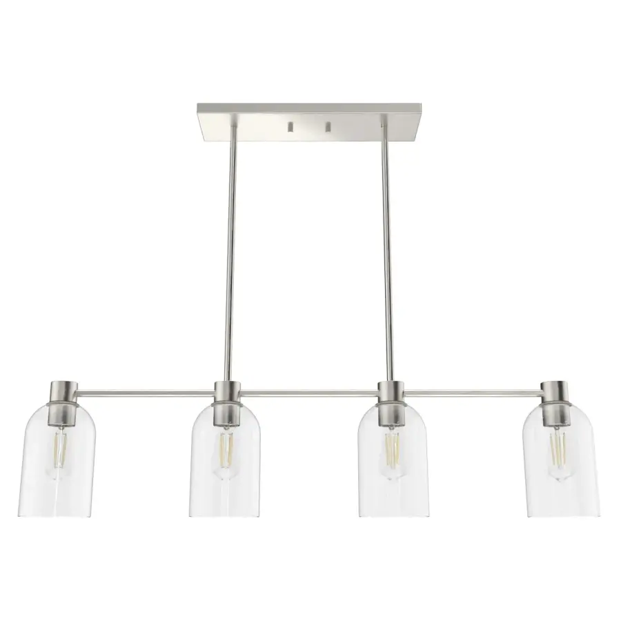 Lochemeade 4-Light Linear Chandelier in Noble Bronze - Image 13
