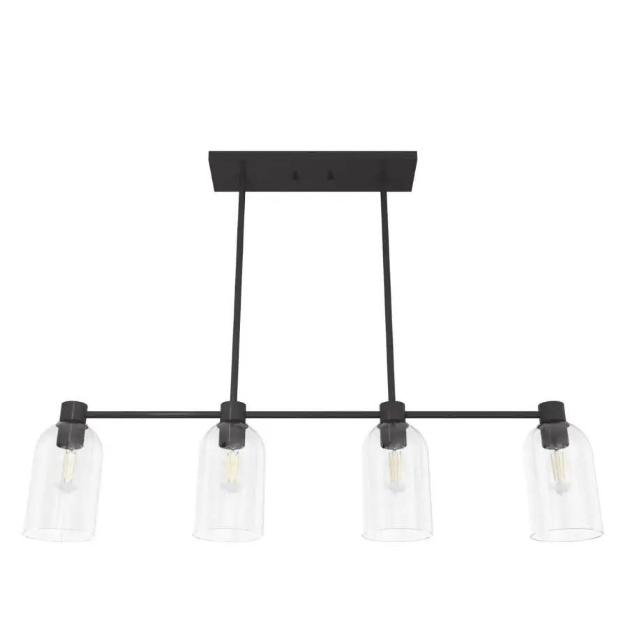 Lochemeade 4-Light Linear Chandelier in Noble Bronze - Image 14