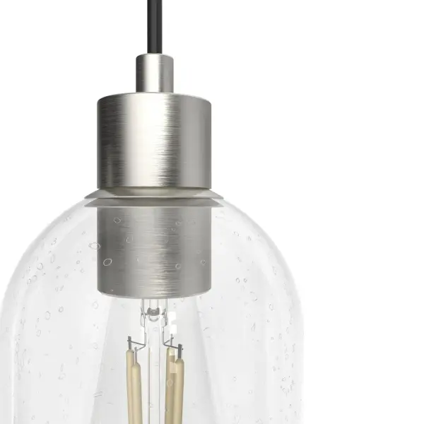 Lochemeade Three Light Linear Pendant in Brushed Nickel - Image 18