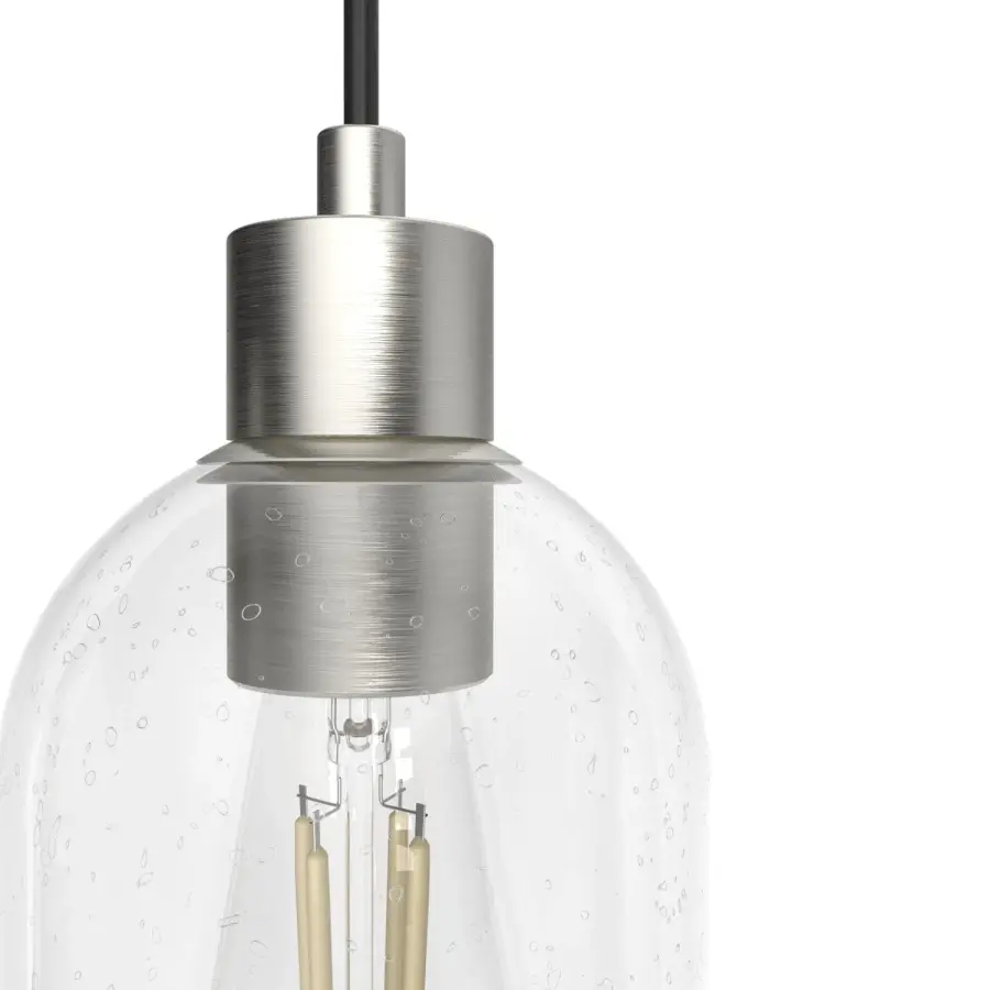 Lochemeade Three Light Linear Pendant in Brushed Nickel - Image 18