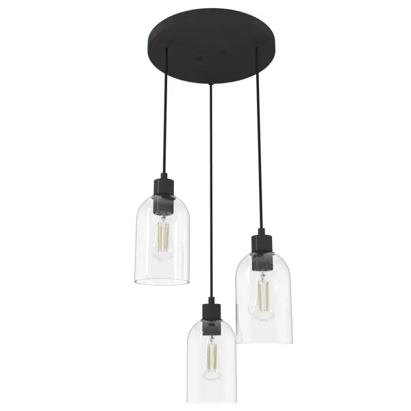 Lochemeade Three Light Pendant in Noble Bronze - Image 12