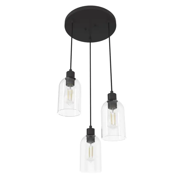 Lochemeade Three Light Pendant in Noble Bronze - Image 14