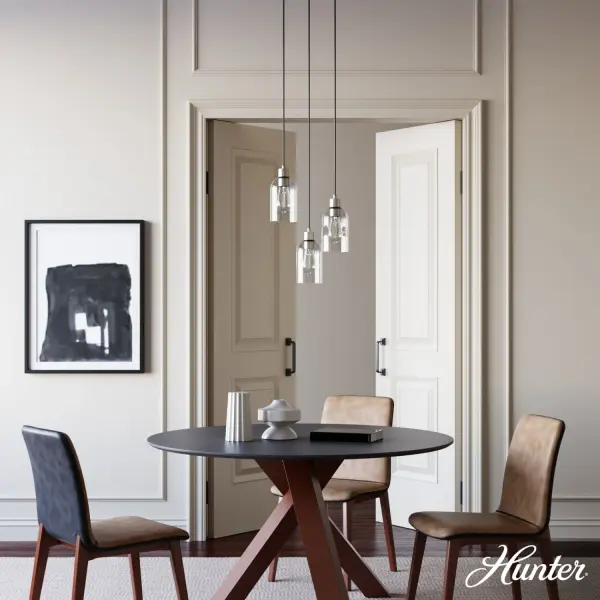 Lochemeade Three Light Pendant in Noble Bronze - Image 4