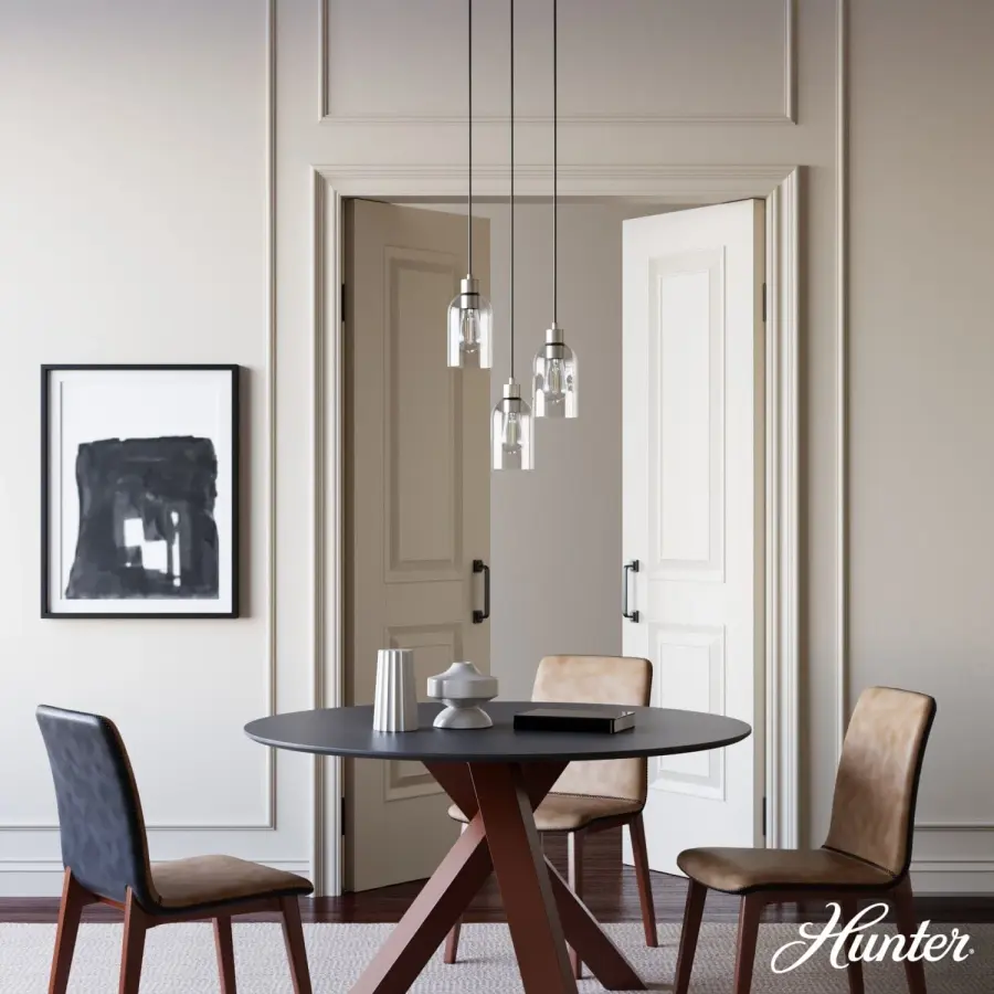 Lochemeade Three Light Pendant in Noble Bronze - Image 4