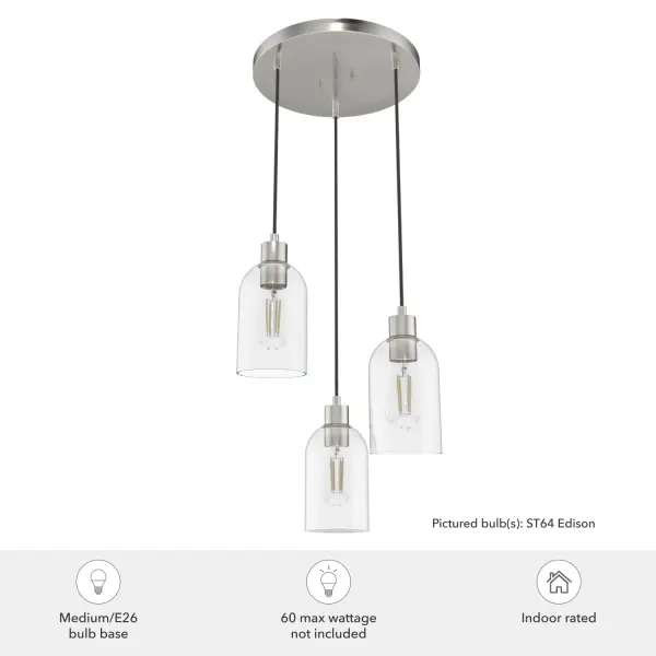 Lochemeade Three Light Pendant in Noble Bronze - Image 6