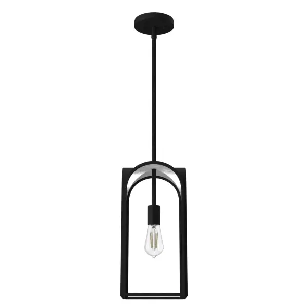 Dukestown One Light Pendant in Natural Black Iron - Image 13