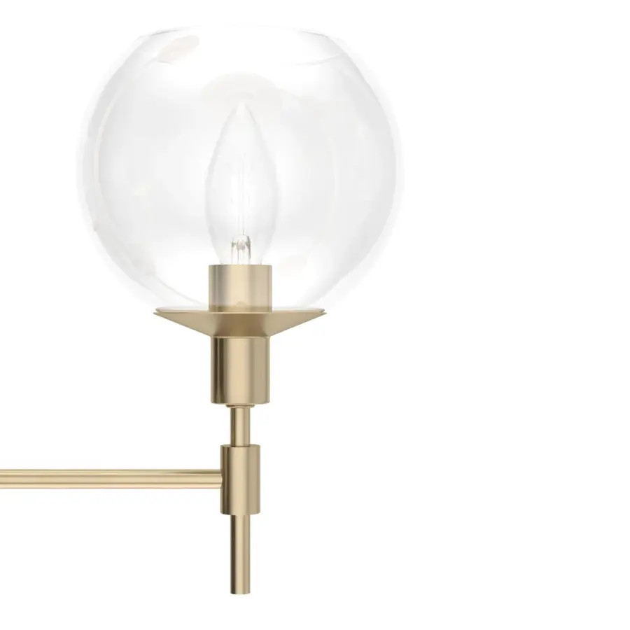 Xidane Three Light Chandelier in Brushed Nickel - Image 16