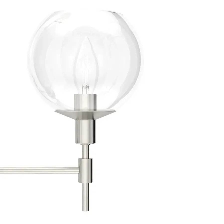 Xidane Three Light Chandelier in Brushed Nickel - Image 17