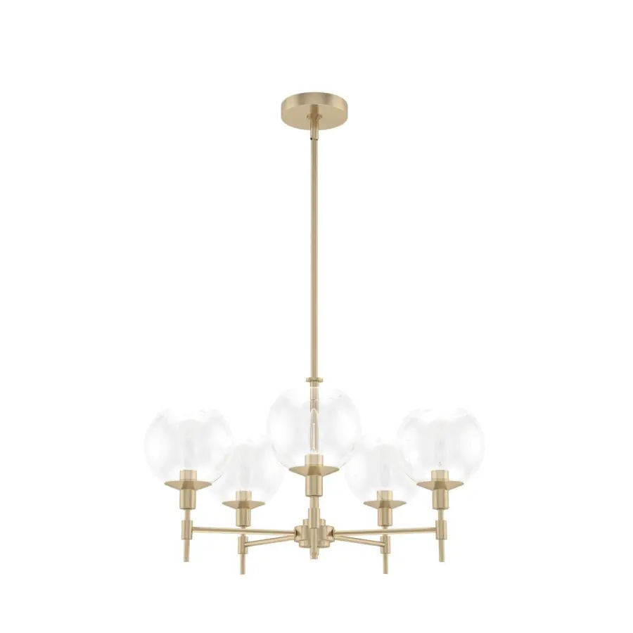 Xidane Five Light Chandelier in Matte Black - Image 19
