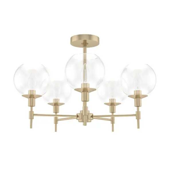 Xidane Five Light Chandelier in Matte Black - Image 22