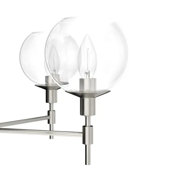 Xidane Five Light Chandelier in Matte Black - Image 24