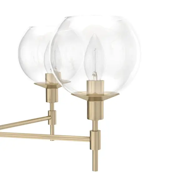 Xidane Five Light Chandelier in Matte Black - Image 25
