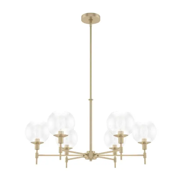 Xidane 6-Light Chandelier in Brushed Nickel - Image 12