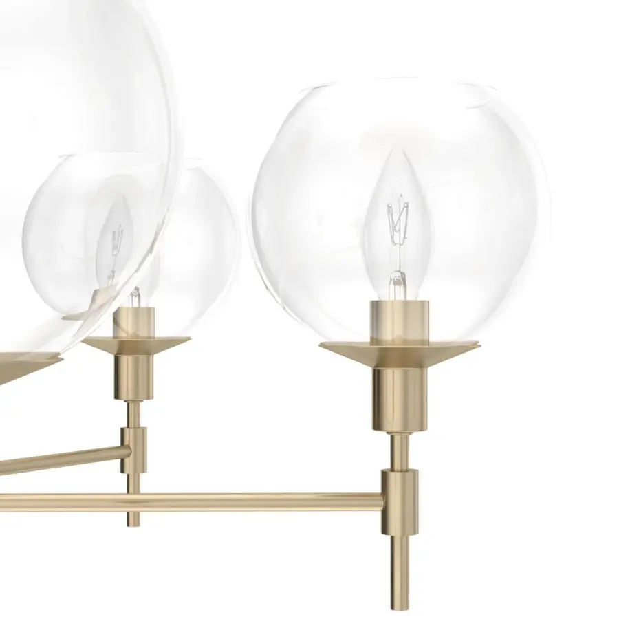 Xidane 6-Light Chandelier in Brushed Nickel - Image 16