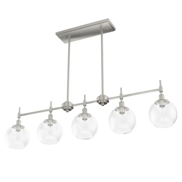 Xidane Five Light Linear Chandelier in Brushed Nickel - Image 20