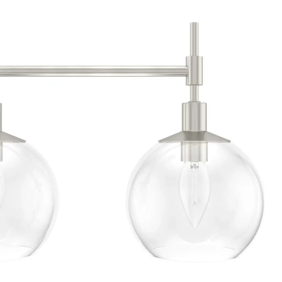 Xidane Five Light Linear Chandelier in Brushed Nickel - Image 23