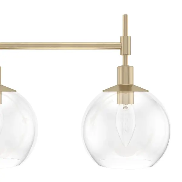 Xidane Five Light Linear Chandelier in Brushed Nickel - Image 25