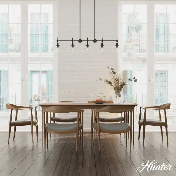 Xidane Five Light Linear Chandelier in Brushed Nickel - Image 5