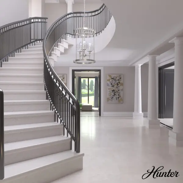 The Xidane pendant combines modern sophistication with timeless appeal through its trio of clear glass globes set within geometric metal frames. The brushed nickel finish adds versatility while the compact 15-inch width makes it ideal for smaller spaces seeking statement lighting. - alternate view
