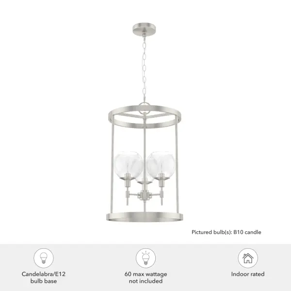 Xidane Three Light Pendant in Brushed Nickel - Image 3