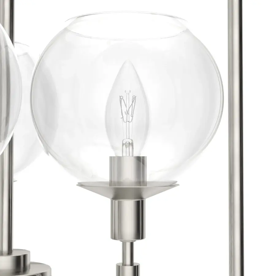 Xidane Three Light Pendant in Brushed Nickel - Image 7