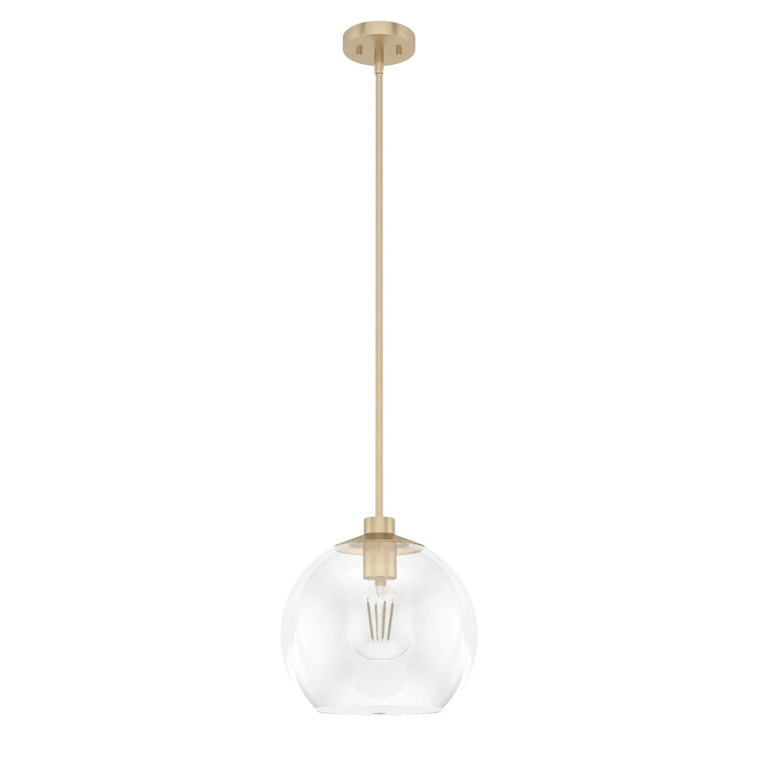 Xidane One Light Pendant in Brushed Nickel